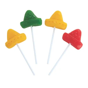 Sombrero Lollipops - 12 Pc.<Oriental Trading Clearance