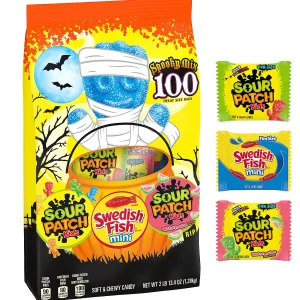 Sour Patch Kids Zombie Candy Treat Packs - 80 Pc.<Oriental Trading Flash Sale