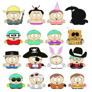 Oriental Trading Character Toys*South Park: Many Faces Of Cartman Kidrobot Blind Boxed Mini Figure