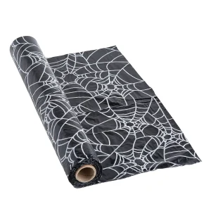 Spider Web Plastic Tablecloth Roll<Oriental Trading Discount