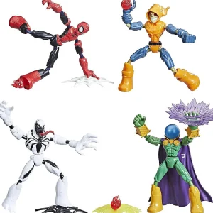 Oriental Trading Character Toys*Spider-Man Marvel Bend & Flex Anti-Venom Mysterio Hobgoblin Heroes Figure Set Hasbro