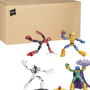 Oriental Trading Character Toys*Spider-Man Marvel Bend & Flex Anti-Venom Mysterio Hobgoblin Heroes Figure Set Hasbro