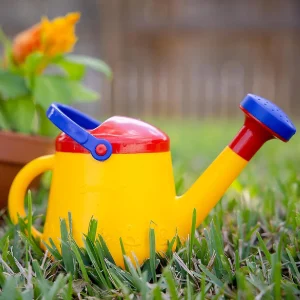 Oriental Trading Pretend Play*Spielstabil Classic Yellow Children's Watering Can - For Ages 18 Months And Up - Holds 1 Liter (Made In Germany)