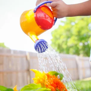 Oriental Trading Pretend Play*Spielstabil Classic Yellow Children's Watering Can - For Ages 18 Months And Up - Holds 1 Liter (Made In Germany)
