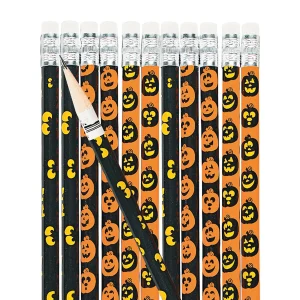 Spooky Eyes & Jack-O'-Lantern Pencils - 24 Pc.<Oriental Trading Best