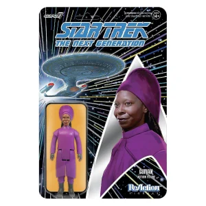 Oriental Trading Character Toys*Star Trek The Next Generation Guinan Whoopi Goldberg Tng Reaction Figure Super7
