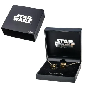 Oriental Trading Pretend Play*Star Wars Han Solo Corellian Gold 3D Dice Necklace