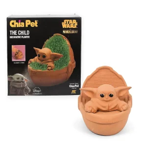Oriental Trading Character Toys*Star Wars: The Mandalorian The Child Baby Yoda Chia Pet Decorative Planter