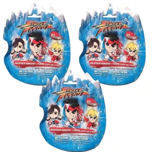 Oriental Trading Character Toys*Street Fighter Blind Bagged 2-Inch Figure Hanger Lot Of 3