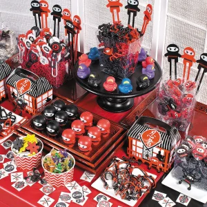 Oriental Trading Character Toys*Stretchy Flying Ninjas - 12 Pc.