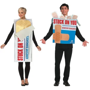 Stuck On You Bandaid Couples Costumes<Oriental Trading Hot