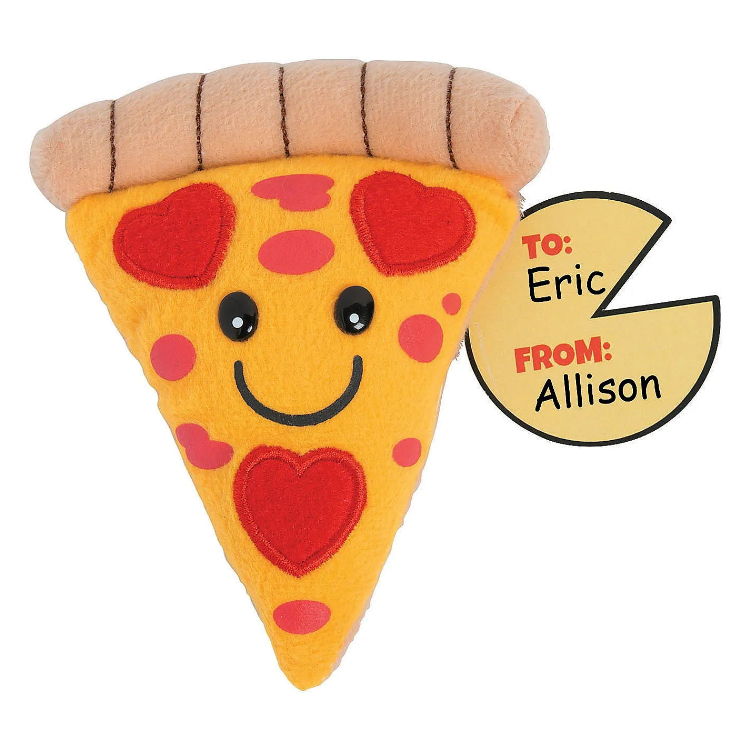 stuffed_pizza_slices_vale_0.webp Oriental Trading Stuffed Animals & Plush Toys*Stuffed Pizza Slices Valentine Exchanges With Card For 12