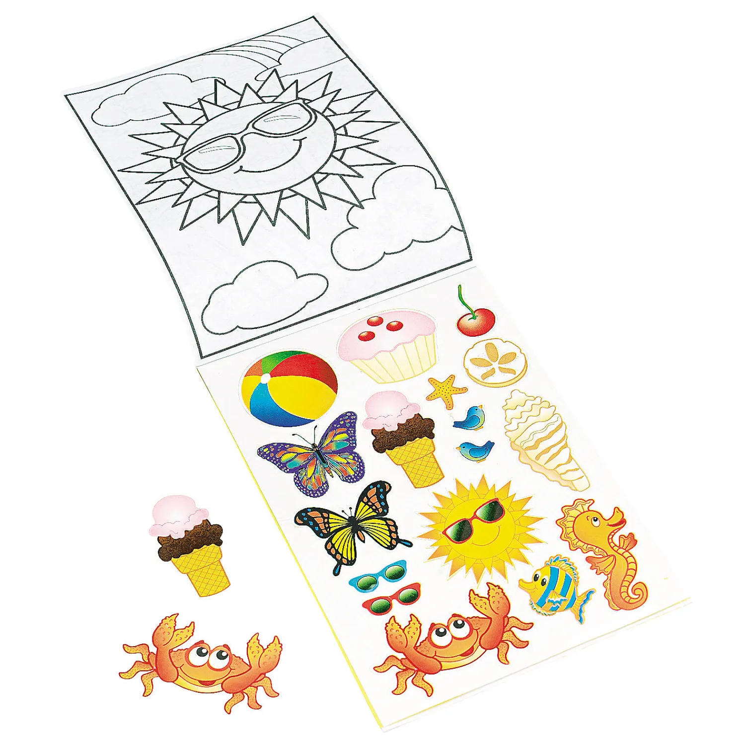summertime_fun_coloring_b_2.webp Oriental Trading Activity Books*Summertime Fun Coloring Books - 24 Pc.