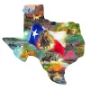Oriental Trading Puzzles*Sunsout Images Of Texas 1000 Pc Special Shape Jigsaw Puzzle