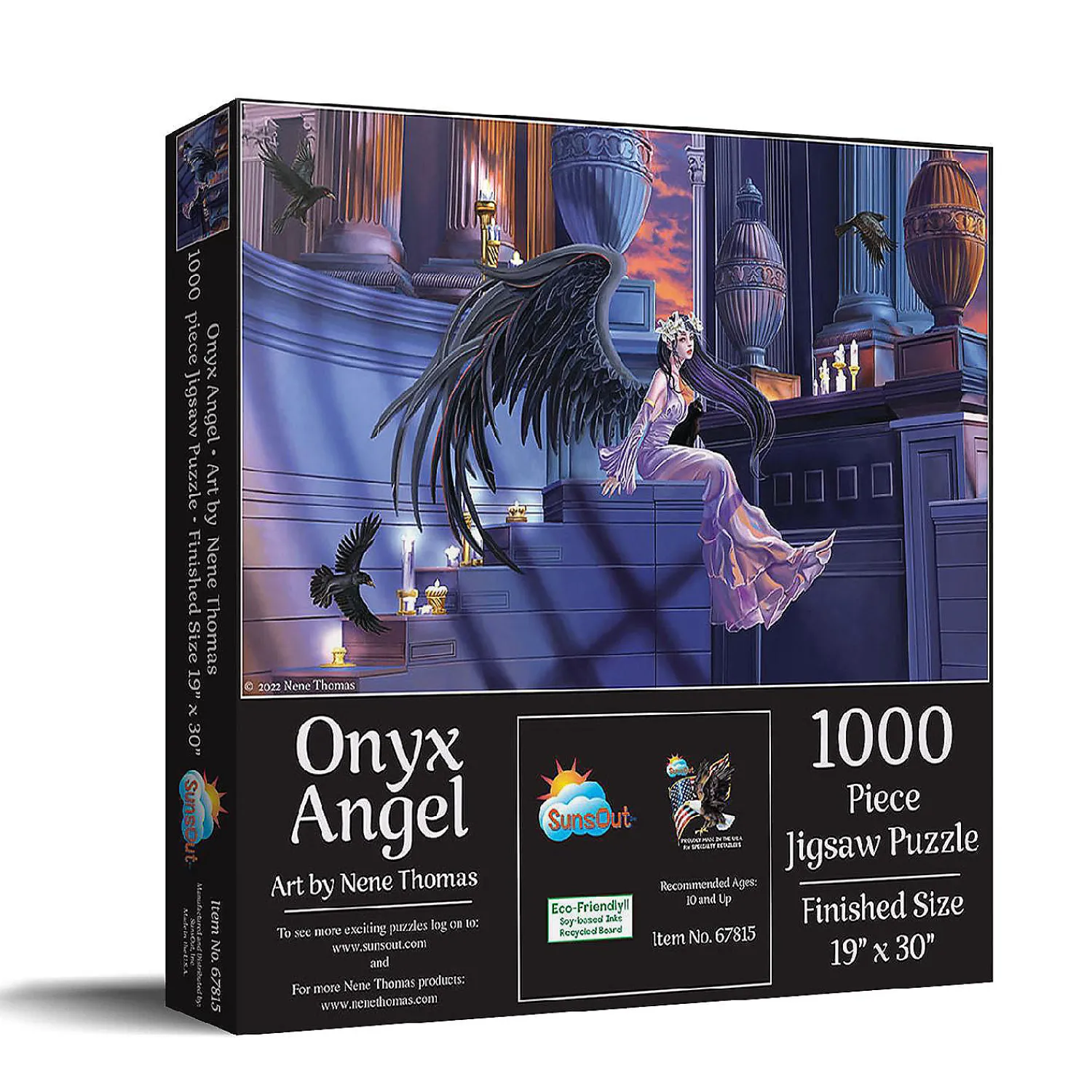 sunsout_onyx_angel__pc_ji_1.webp Oriental Trading Puzzles*Sunsout Onyx Angel 1000 Pc Jigsaw Puzzle
