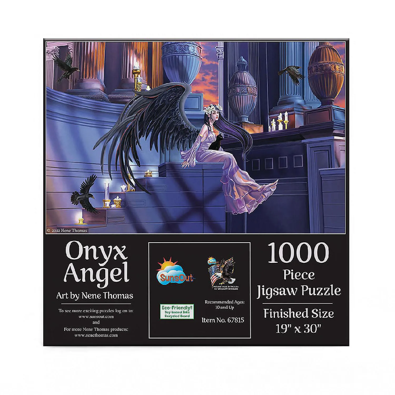 sunsout_onyx_angel__pc_ji_2.webp Oriental Trading Puzzles*Sunsout Onyx Angel 1000 Pc Jigsaw Puzzle