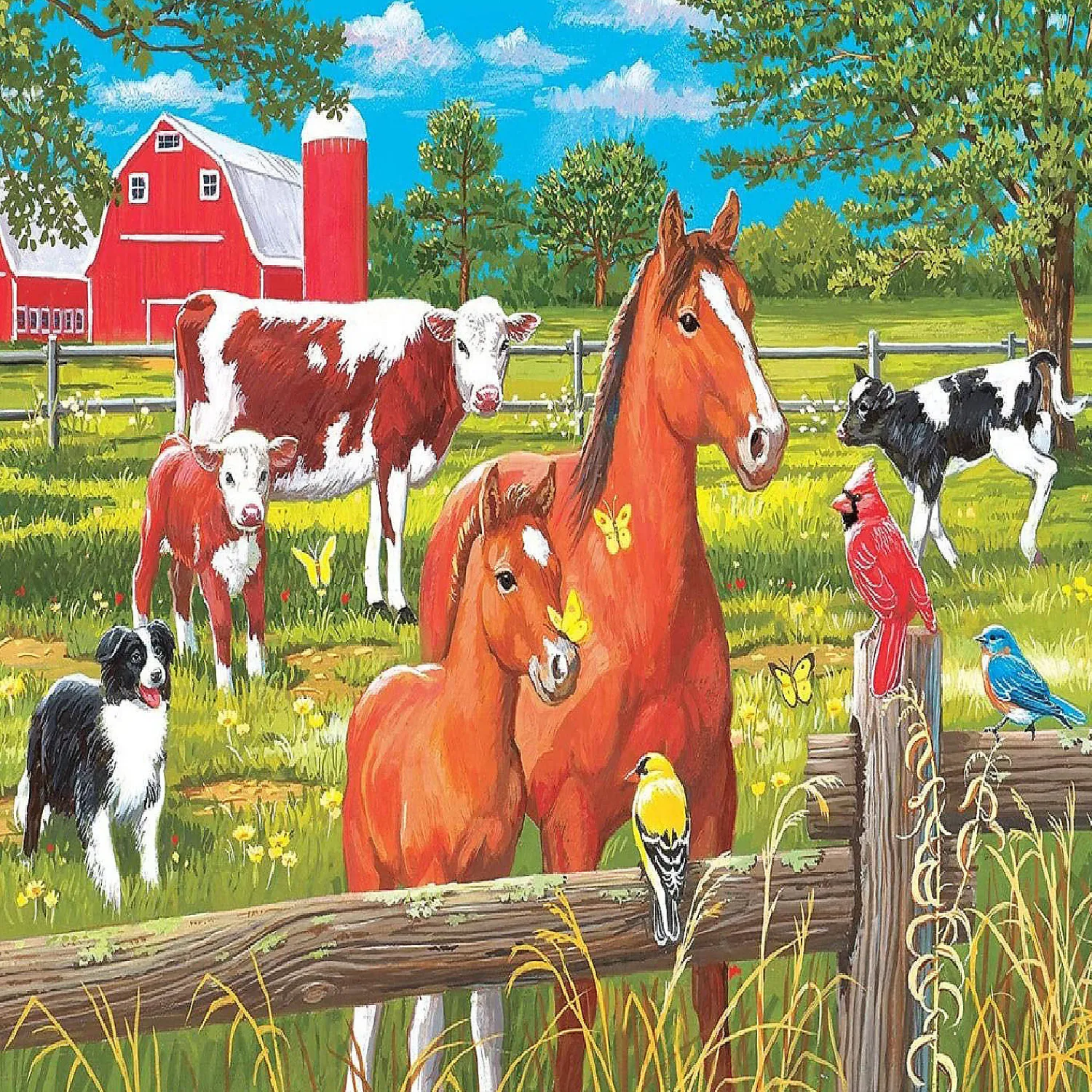 sunsout_spring_pasture__p_0.webp Oriental Trading Puzzles*Sunsout Spring Pasture 300 Pc Jigsaw Puzzle