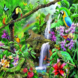 Oriental Trading Puzzles*Sunsout Tropical Holiday 1000 Pc Jigsaw Puzzle