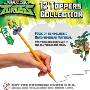Oriental Trading Character Toys*Teenage Mutant Ninja Turtles Pencil Toppers 5Pk Raphael Muninn Mikey Leo Donatello Pmi International