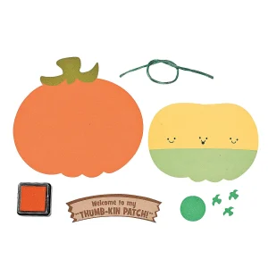 Thumbprint Pumpkin Patch Craft Kit - Makes 12<Oriental Trading Flash Sale