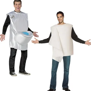 Toilet Paper & Toilet Couples Costumes<Oriental Trading Cheap