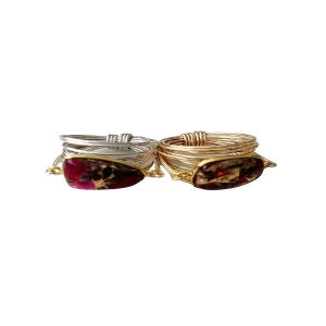 Oriental Trading Rings*Torrey Ring Red Turquoise