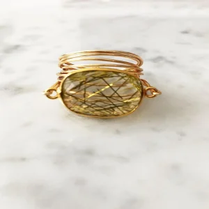 Oriental Trading Rings*Torrey Ring Rutilated Quartz