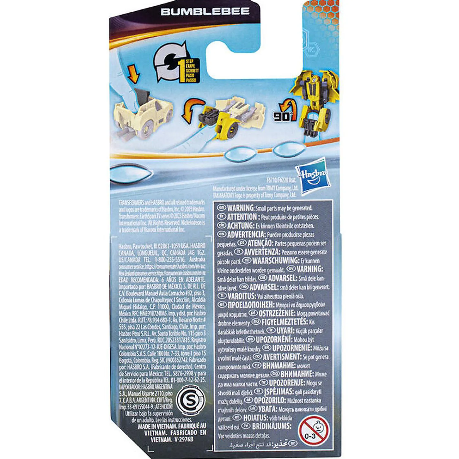 transformers_toys_earthsp_3.webp Oriental Trading Character Toys*Transformers Toys Earthspark Tacticon Bumblebee Action Figure, 2.5-Inch, Robot Toys