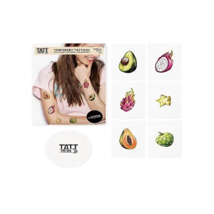 Oriental Trading Temporary Tattoos*Tropical Fruit Tattoo Set