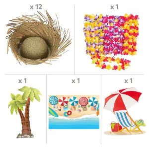 Tropical Trunk-Or-Treat Decorating Kit - 27 Pc.<Oriental Trading Cheap