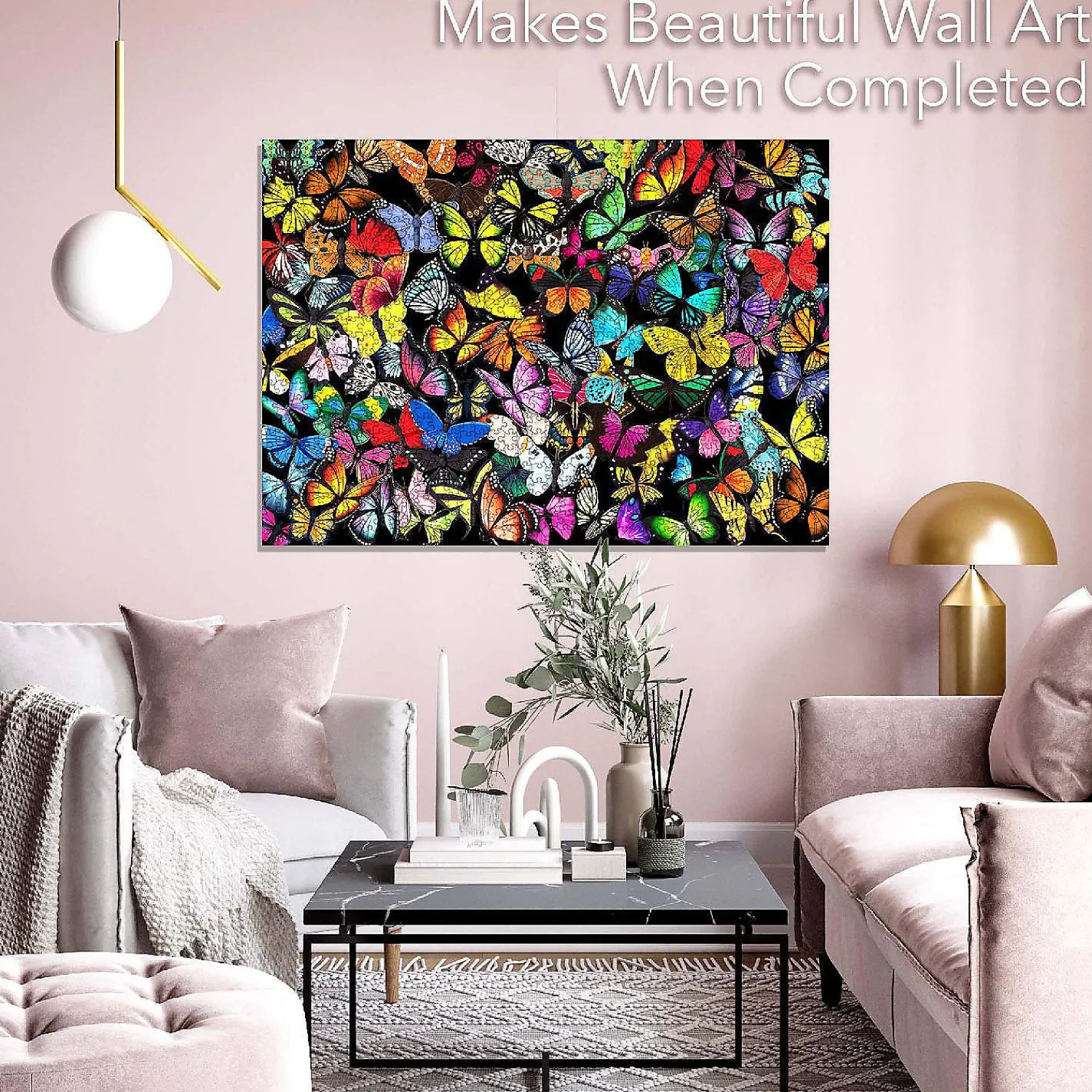 unique_butterflies_jigsaw_2.webp Oriental Trading Puzzles*Unique Butterflies Jigsaw Unique Puzzles For Adults - Premium Quality - 1000 Pieces