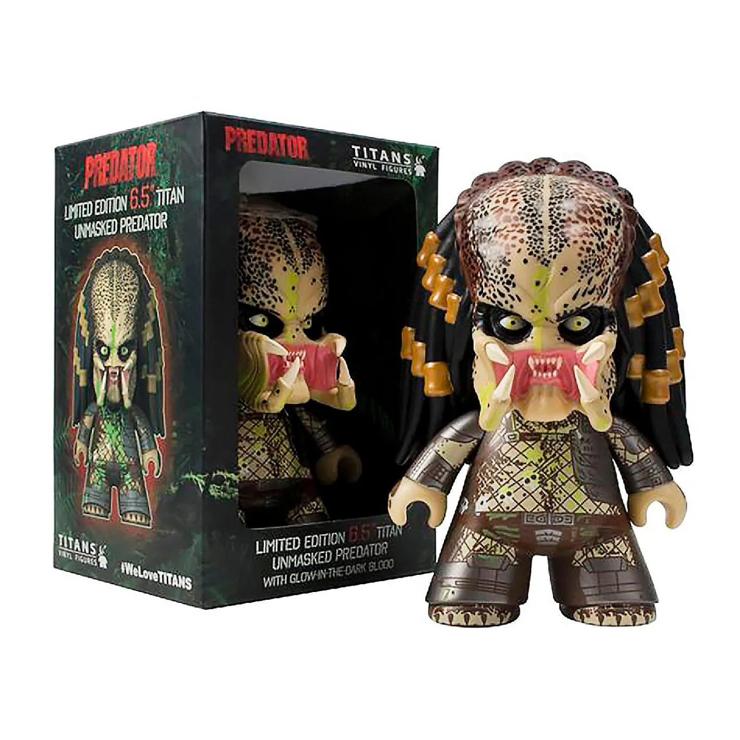 unmasked_predator_exclusi_0.webp Oriental Trading Character Toys*Unmasked Predator Exclusive 6.5 Inch Titans Vinyl Figure