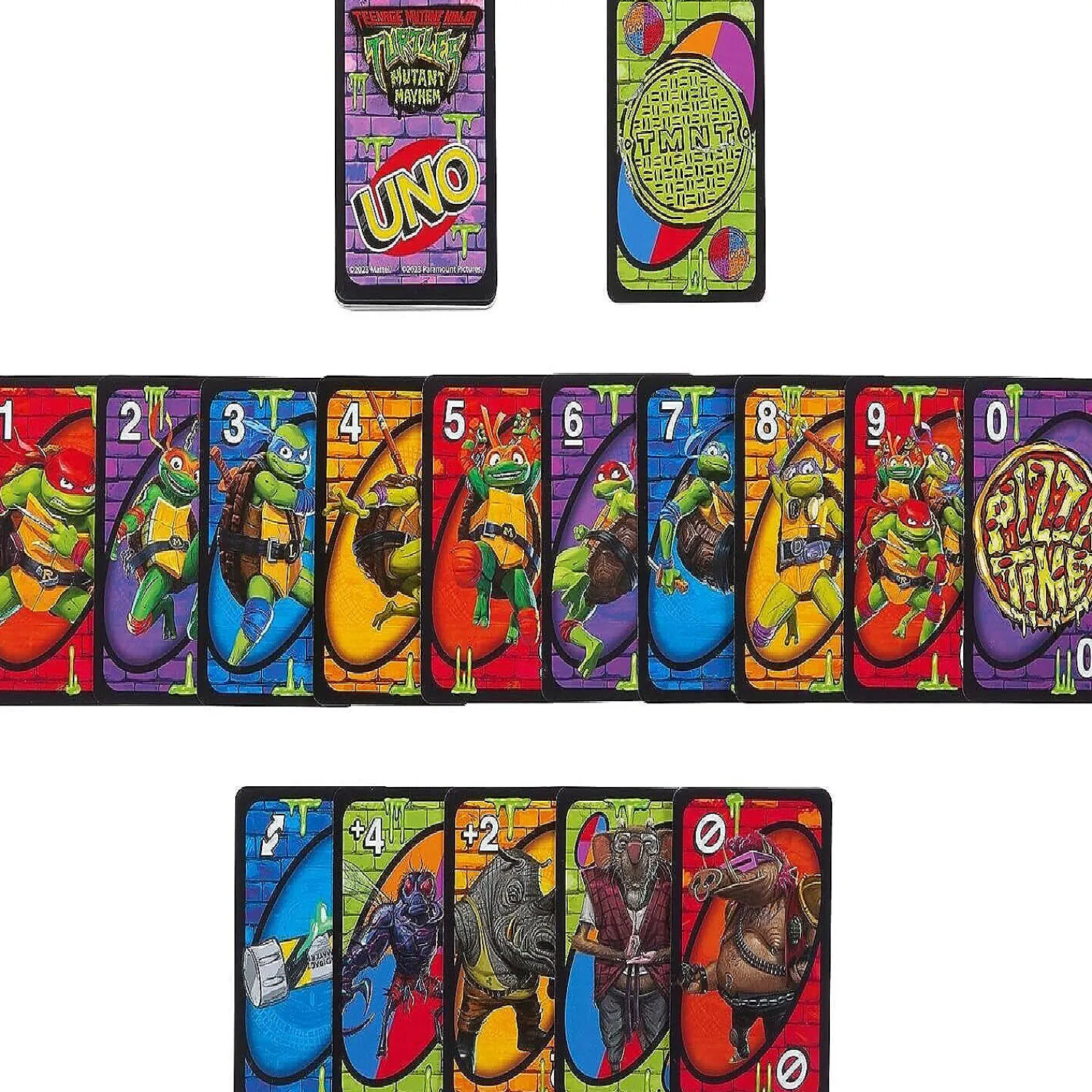 uno_teenage_mutant_ninja__1.webp Oriental Trading Playing Cards*Uno Teenage Mutant Ninja Turtles Mutant Mayhem Card Game For Family Night