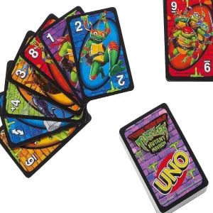 Oriental Trading Playing Cards*Uno Teenage Mutant Ninja Turtles Mutant Mayhem Card Game For Family Night