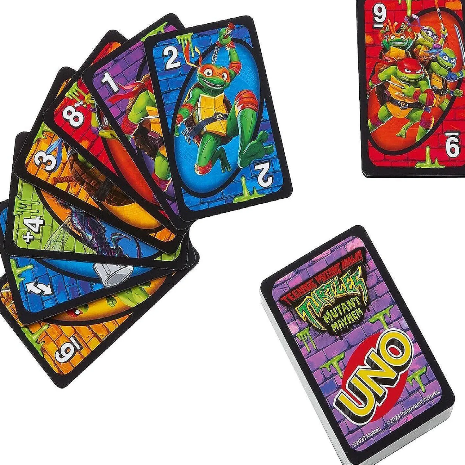 uno_teenage_mutant_ninja__3.webp Oriental Trading Playing Cards*Uno Teenage Mutant Ninja Turtles Mutant Mayhem Card Game For Family Night