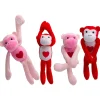 Oriental Trading Stuffed Animals & Plush Toys*Valentine Long Arm Short Hair Stuffed Gorillas - 12 Pc.