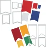Value Pennant Cutting Die Assortment - 9 Pc.<Oriental Trading Fashion