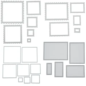 Value Rectangle & Square Cutting Die Assortment - 24 Pc.<Oriental Trading Best