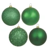 Vickerman Shatterproof 2.4" Green 4-Finish Ball Christmas Ornament, 24 Per Box<Oriental Trading Store