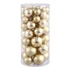 Vickerman Shatterproof 1.5"-2" Gold Shiny And Matte Ball Christmas Ornament Assortment, 50 Per Box<Oriental Trading Sale