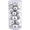 Vickerman Shatterproof 1.5"-2" Silver Shiny And Matte Ball Christmas Ornament Assortment, 50 Per Box<Oriental Trading Store