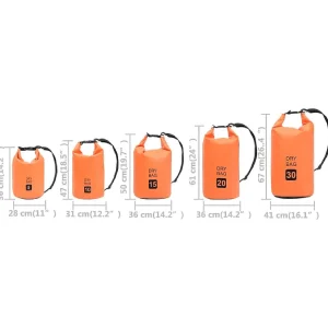 Vidaxl Dry Bag Orange 7.9 Gal Pvc<Oriental Trading Outlet