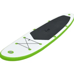 Vidaxl Inflatable Stand Up Paddleboard Set Green And White Paddleboard<Oriental Trading Fashion