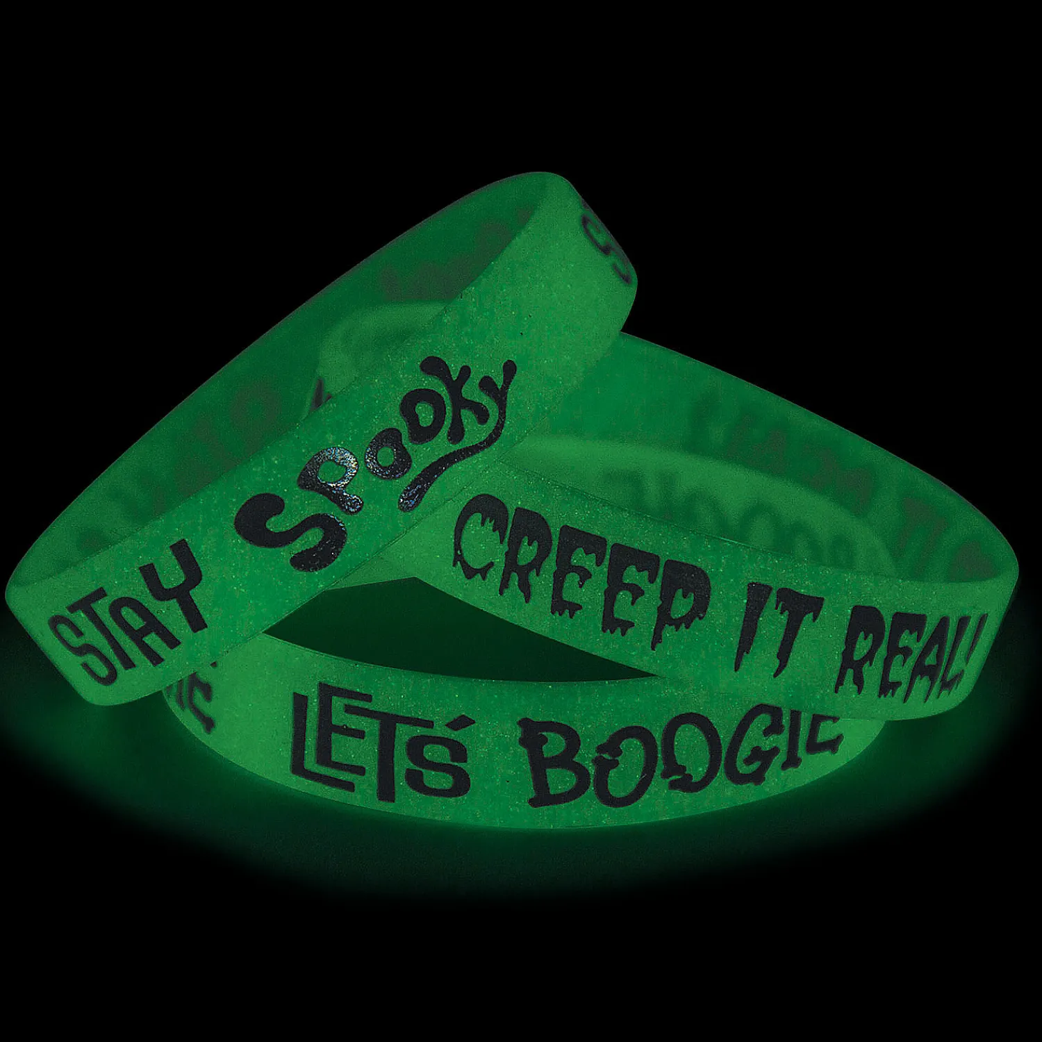 white_glowinthedark_hallo_0.webp Oriental Trading Glow Jewelry*White Glow-In-The-Dark Halloween Rubber Bracelets - 12 Pc.