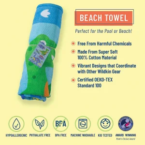 Wildkin Dinosaur Land 100% Cotton Beach Towel<Oriental Trading Clearance