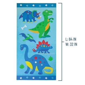 Wildkin Dinosaur Land 100% Cotton Beach Towel<Oriental Trading Clearance