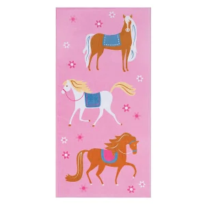 Wildkin Horses 100% Cotton Beach Towel<Oriental Trading Clearance