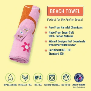 Wildkin Horses 100% Cotton Beach Towel<Oriental Trading Clearance