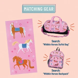 Wildkin Horses 100% Cotton Beach Towel<Oriental Trading Clearance
