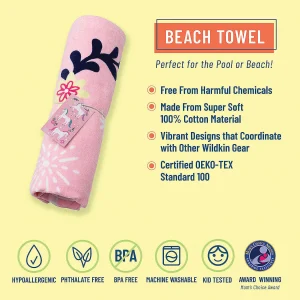 Wildkin Magical Unicorns 100% Cotton Beach Towel<Oriental Trading Best